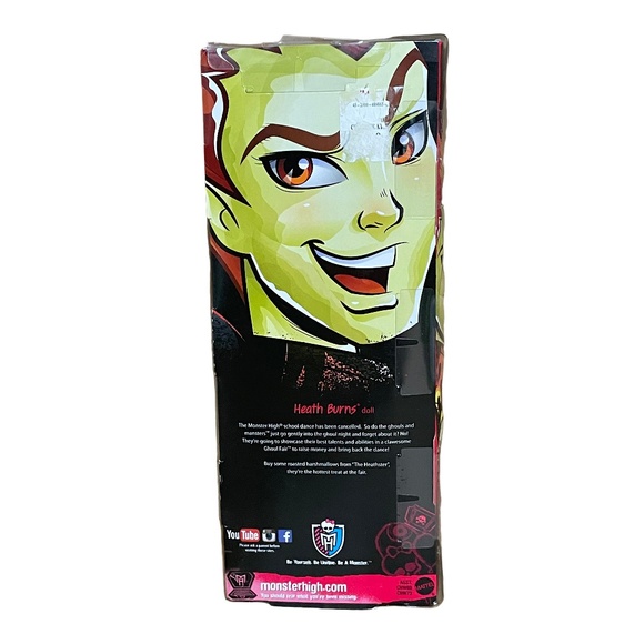 Monster High Ghoul Fair Heath Burns Doll CHW72 Mattel NEW! - Picture 4 of 5
